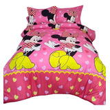 Cubrelecho Infantil Acolchado Minnie Mouse - Sencillo