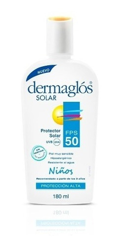 Dermaglos Solar Fps50 Niños Emulsion 180ml