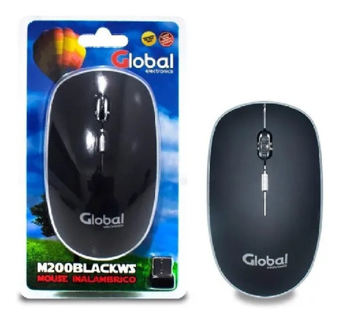 Mouse Global Optico M200 Inalambrico 4d 1600dpi Con Scroll