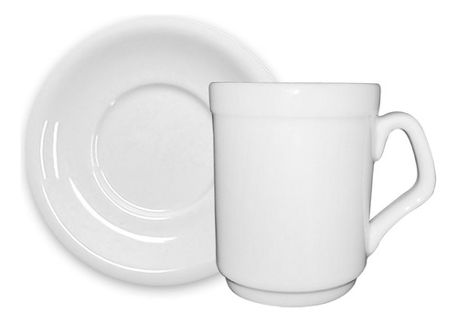 Set 6 Jarrito Cafe Americano Plato Porcelana Schmidt Oferta