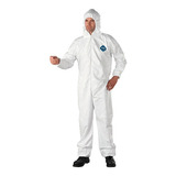 Traje De Protección Tyvek, Overol Con Gorro Dupont 500