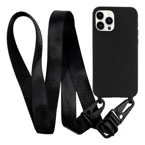 Funda Silicona Correa Colgante Compatible Con iPhone