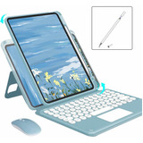 Funda Teclado Táctil +mouse+ Lapiz Para iPad 10.2 9ª/8ª/7ª 