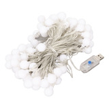 Led String Lights Usb Plug And Play, Plugue Impermeável De 8