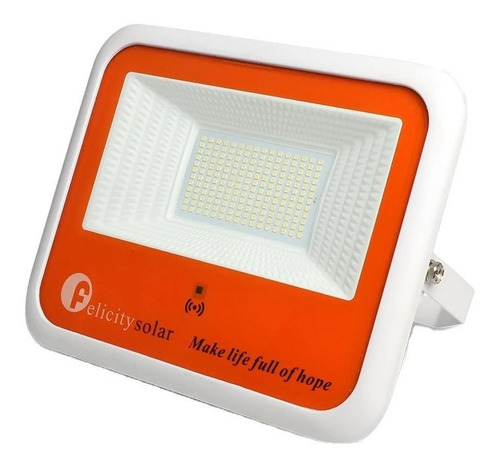 Reflector Led Energiu 100w + Panel Solar Con Control Remoto