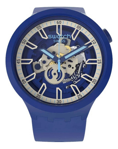 Reloj Swatch Iswatch Blue  Sb01n102