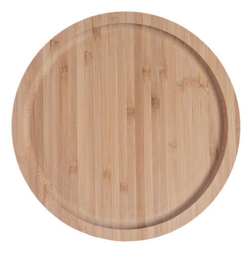 Bandeja De Madera Circular 29 Cm Topsoc