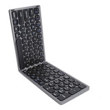 Teclado Bluetooth Plegable, Teclado Inalámbrico Ultrafino,.