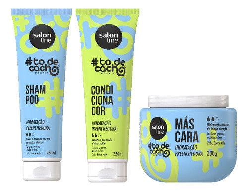 Salon Line #todecacho Kit Completo Hidratação Preenchedora