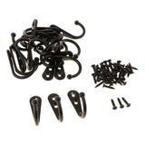 Juego De 20 Pcs Ganchos De Pared Con Tornillos For Colgar