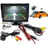 Kit Completo Pantalla Monitor Con Camara De Reversa 8 Led