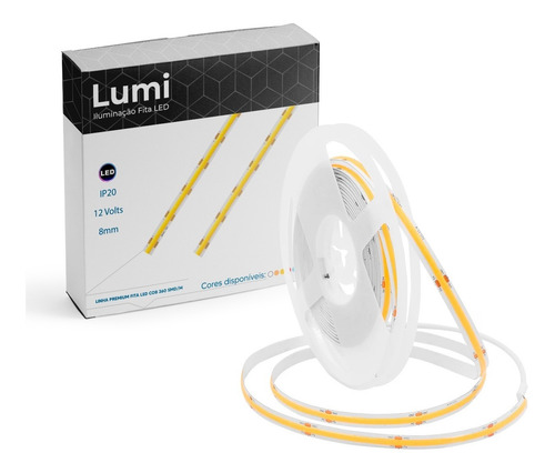 Fita De Led Contínua 4000k Marca Lumi 30w Metro Cor Da Luz Branco-neutro