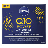 Nivea Q10 Plus Crema Facial Antiarrugas De Noche, 1.7 fl O.