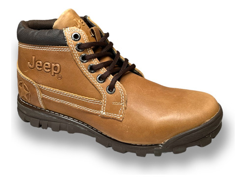 Bota Jeep Hombre De Piel Casual 1950cmmie