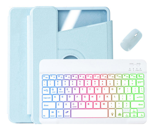 Funda C/teclado Y Mouse Para Xiaomi Pad 5/pad 5 Pro 11 Inch