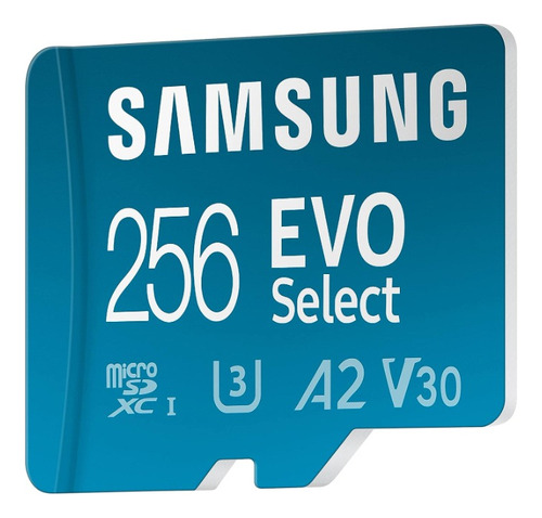 Tarjeta Memoria Samsung Evo Select 256gb Microsdxc Full Hd/4