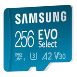 Tarjeta Memoria Samsung Evo Select 256gb Microsdxc Full Hd/4