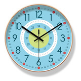 Reloj De Pared For Niños Reloj De Aprendizaje Único