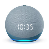 Amazon Echo Dot 4gen With Clock Com Assistente Virtual Alexa
