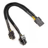 Cable Dual Pci-e 8 Pin Hembra A Doble 8 (6+2) Pin Macho