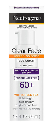 Neutrogena | Clear Face Serum | Fps 60 Sin Fragancia 50ml