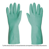 Guantes De Nitrilo Verde Multiusos Grandes Truper