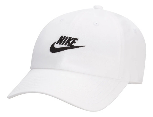 Gorra Sin Estructura Futura Wash Nike Club Blanco Fb5368-100