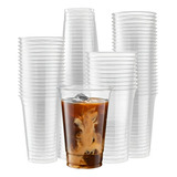 50 Vaso Plastico Desechable Vasos Transparentes 16oz 500ml