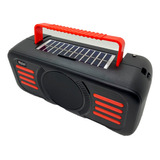 Parlante Bluetooth Solar Fm Inalámbrico Usb Portatil Sd T54