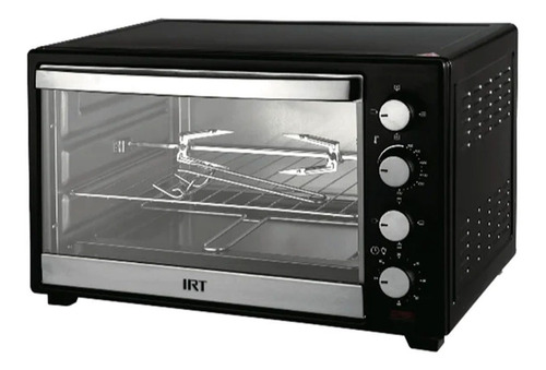 Horno Electrico Irt Jk60a 60 Litros 1600w Color Negro