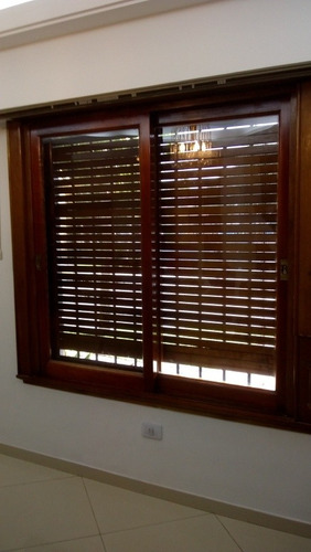 Ventana De Madera Corrediza Cedro 163 X161 Cm Vidrio Premium