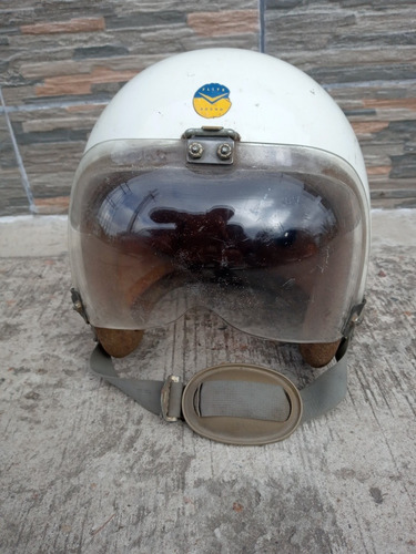 Casco De Moto Vintage Flite Sound,carlsbod,caligornia. U.s.a