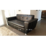 Sillon Alma,decos De Regalo,chenille Ecocuero,patas Madera!