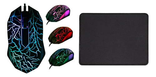 Mouse Gamer Usb + Pad Mouse @gs