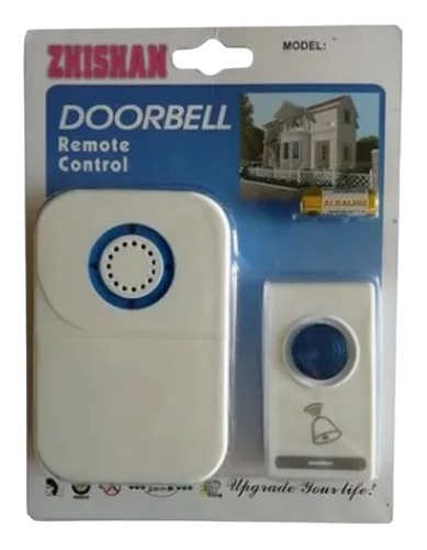 Timbre Doorbell De Pilas Hogar 36 Melodías Alcance 100mts