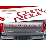 Emblema Para Tapa De Caja Chevrolet Cheyenne Silverado 19-22