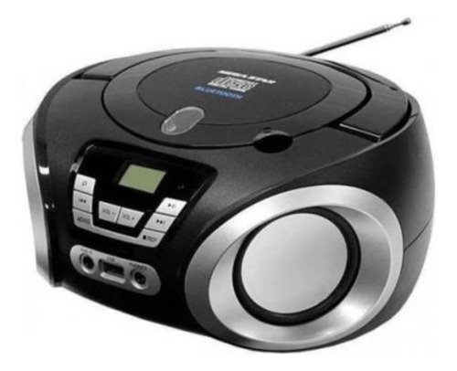  Micro System Fm  Portátil Mega Star Toca Cd Bluetooth Mp3 