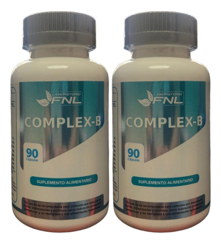 Complejo B - B Complex - B12 Vitamina B12 -pack Para 6 Meses