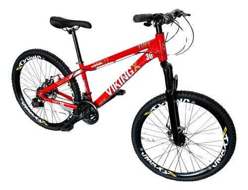 Bicicleta Aro 26 Vikingx 21v Suspensão Freio Disco + Brinde