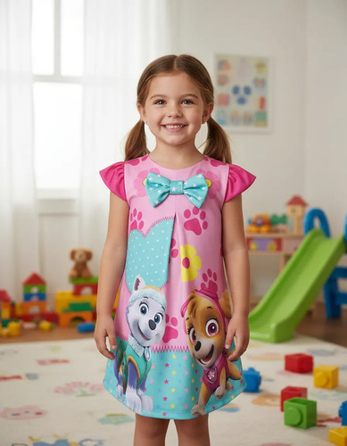 Vestido Batita Niña Bebé Casual Paw Patrol Skye Everest | Envío gratis