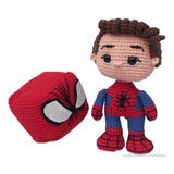 Spiderman Amigurumi Crochet Hombre Araña Con Mascara Peluche