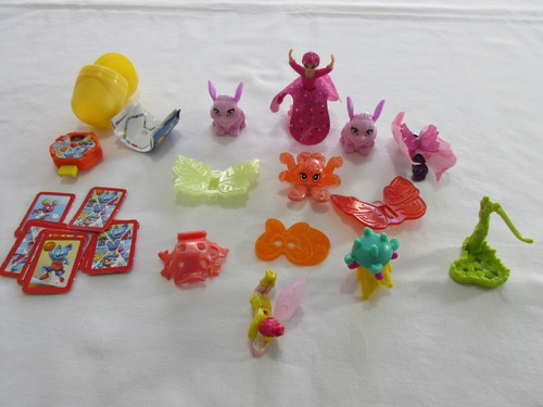 Lote De 13 Figuras Coleccionables Kinder: Animales, Hadas Y 