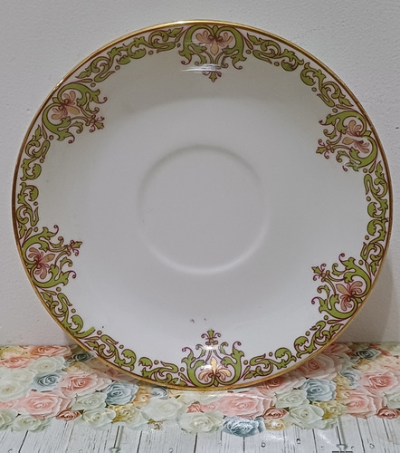  Plato De Te De Porcelana Limoges Det Atras