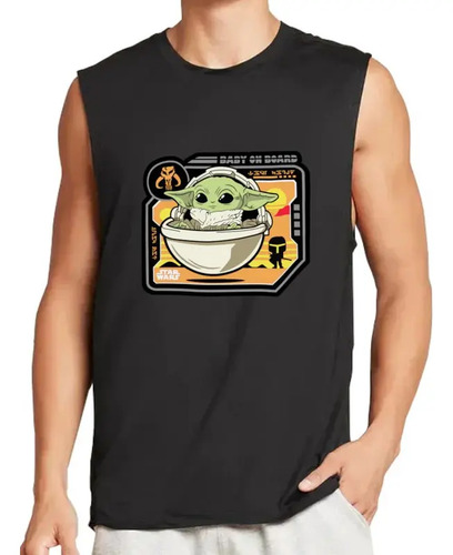 Playera Tank De Funko Baby On Board Moda Cultura Pop