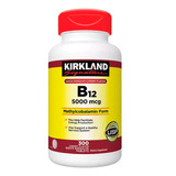 Vitamina B-12  5000 Mcg Kirkland 300 Tabletas Sublinguales