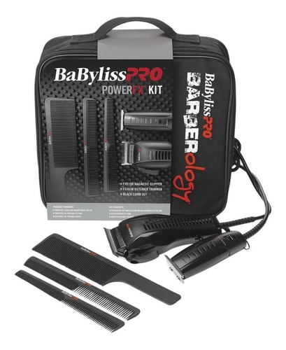 Combo Babylisspro Power Fx Barber Kit. Bcbkes. Color Negro