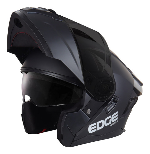 Casco Abatible Led Moto Edge Boston Certificado Motos.shop