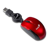 Genius Mouse Notebook Microtraveler Retractil Ruby