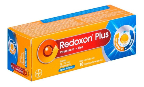 Redoxon Plus Vitamina C (ácido Ascórbico) + Zinc Sin Azúcar