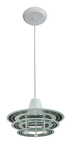 Lustre Pendente Round 3 Vidros Redondos Filet Sala Quarto